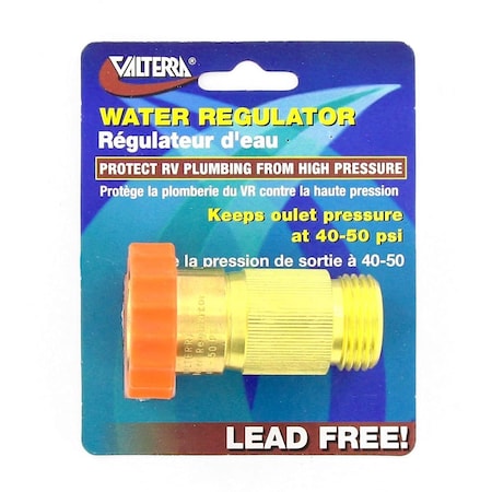 Valterra WATER REGULATOR, BRASS, LEAD-FREE, CARDED A01-1120VP